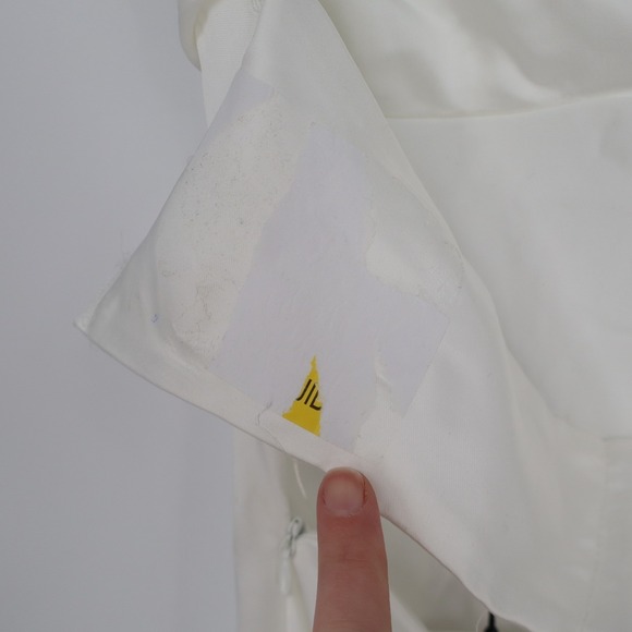 Zara Maxi Dress Womens Small White Sleeveless Cut-Out Back Spaghetti Straps - Picture 7 of 13